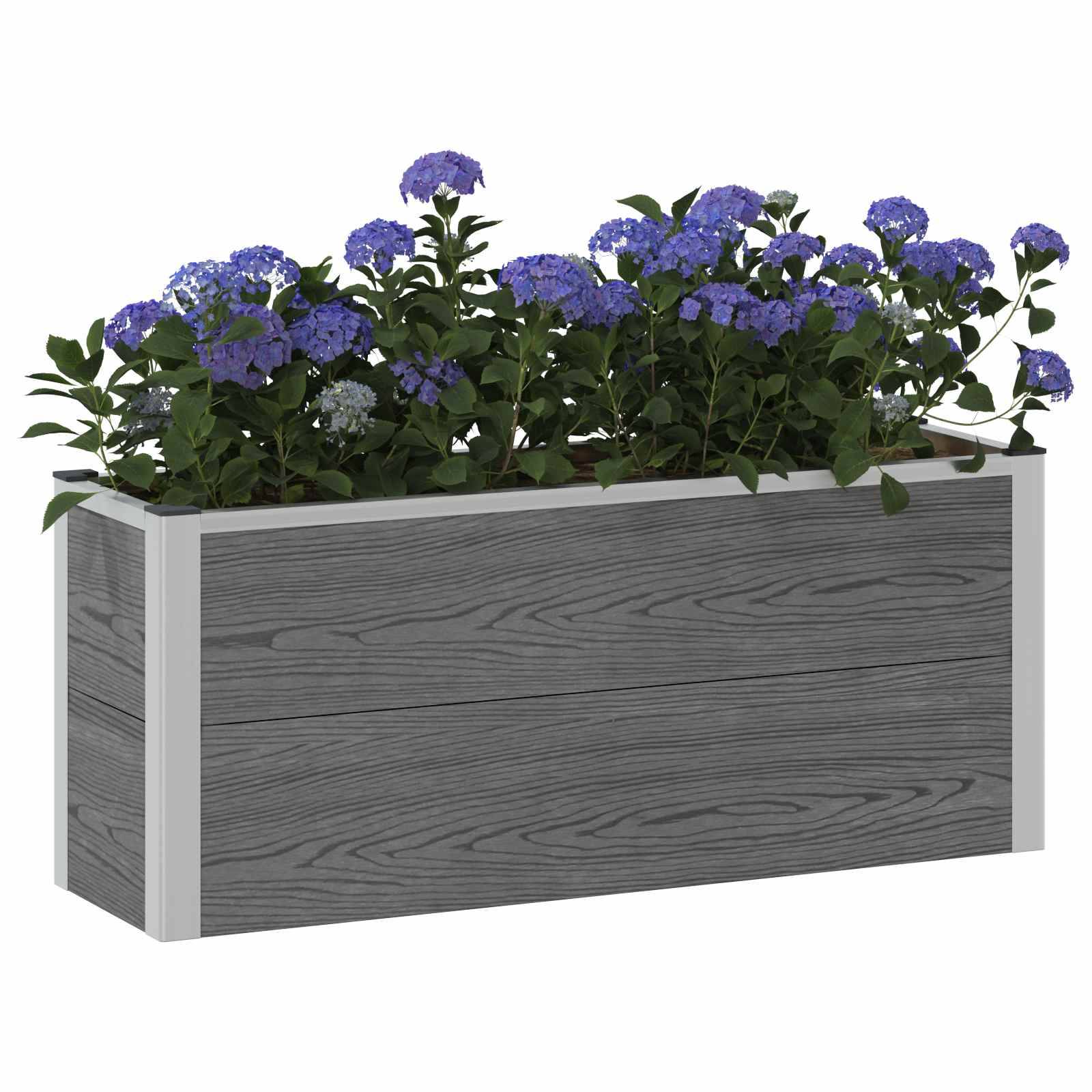 Prolenta Premium - Jardinière aluminium gris  100 x 30 x 42 cm  - Prolenta premium p356.3 - Image 3