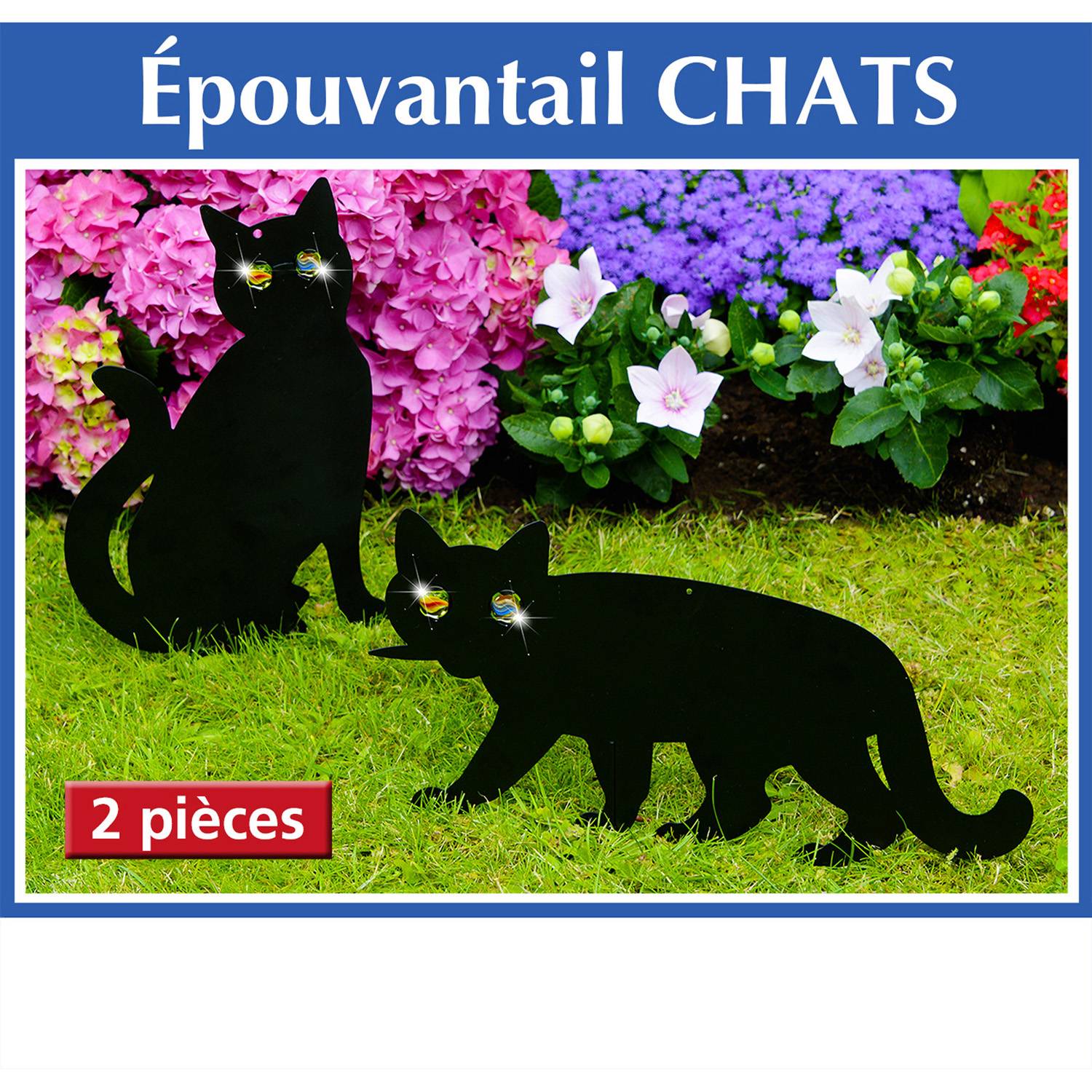 Sans Marque - 2 Epouvantails Chat - Wenko - Image 2