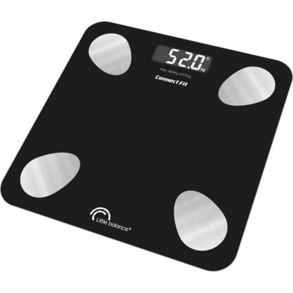 Balance - Pese Personne - LITTLE BALANCE - 8685 - Kit duo connect fit - Piles - Impédancemetre + corde a sauté connecté - 190 kg/100 g - Image 1