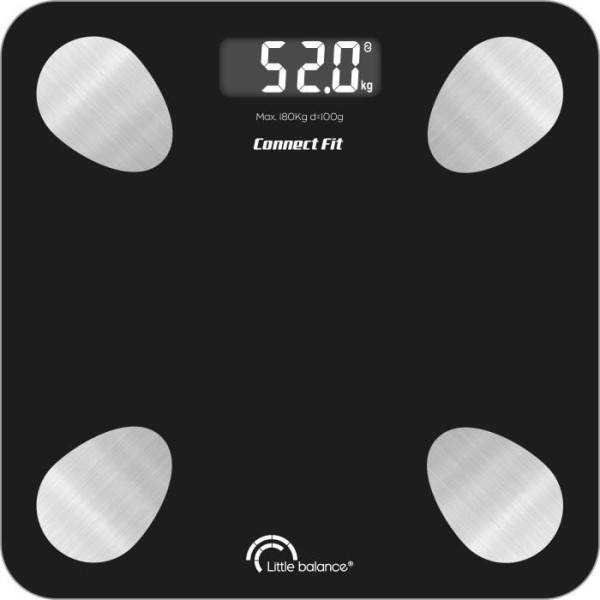 Balance - Pese Personne - LITTLE BALANCE - 8685 - Kit duo connect fit - Piles - Impédancemetre + corde a sauté connecté - 190 kg/100 g - Image 4