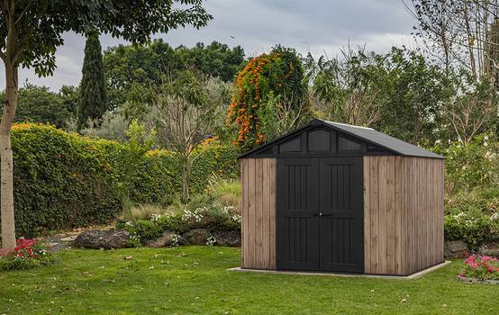 Keter - Abri de jardin Stronghold 108 - 7,7m2 - Aspect bois Douglas - KETER - Image 4