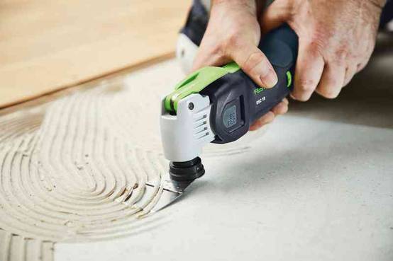 Outil oscillant VECTURO OSC 18 HPC 4,0 EI-Plus - FESTOOL - avec 1 batterie 18V 4.0Ah - chargeur - Sytainer - 576595 - Image 5