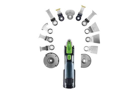 Outil oscillant VECTURO OSC 18 HPC 4,0 EI-Plus - FESTOOL - avec 1 batterie 18V 4.0Ah - chargeur - Sytainer - 576595 - Image 3