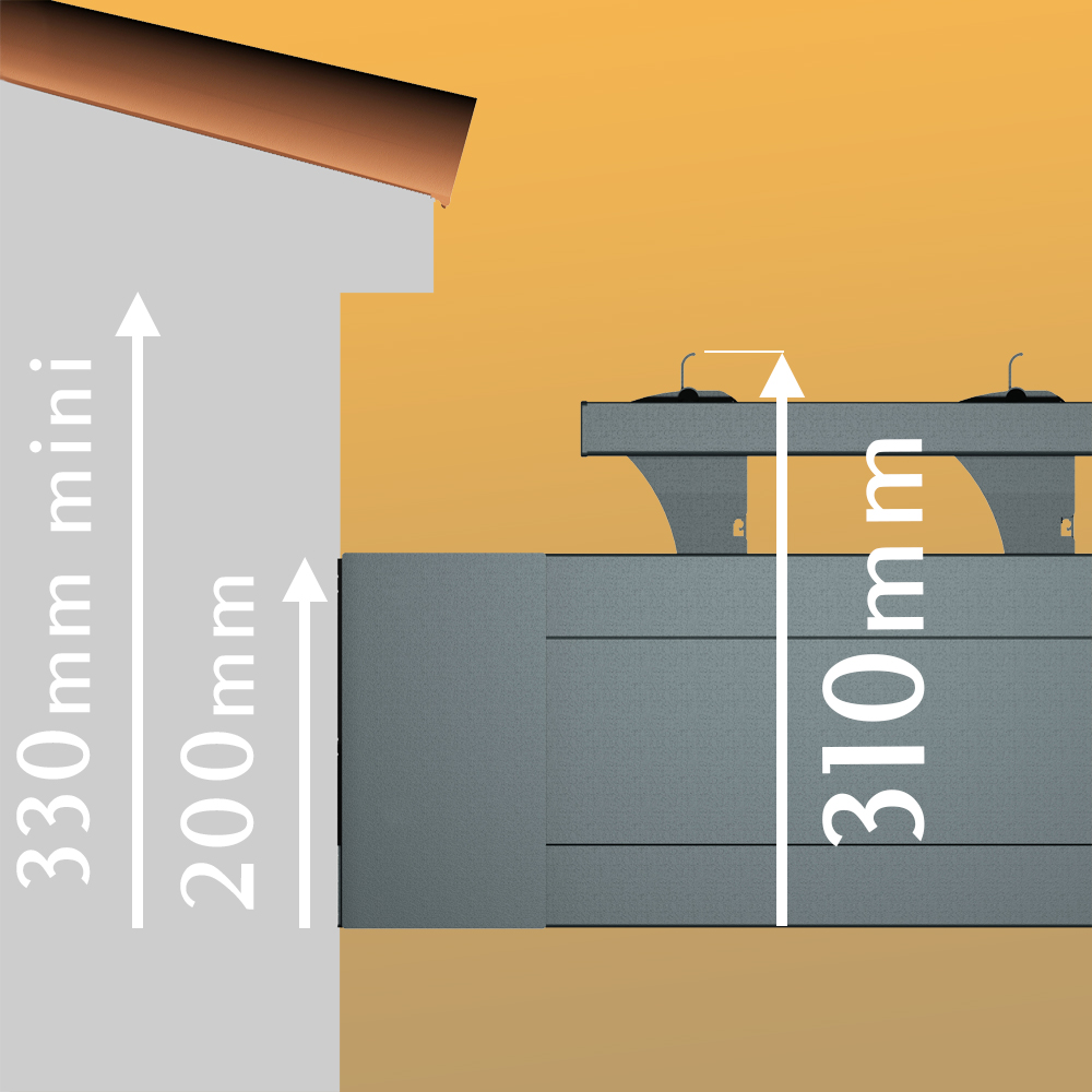 Intersun - Pergola Bioclimatique LOLITE 4,00x4,088 M Verin à Télécommande (Gris Anthracite) - INTERSUN - Image 3