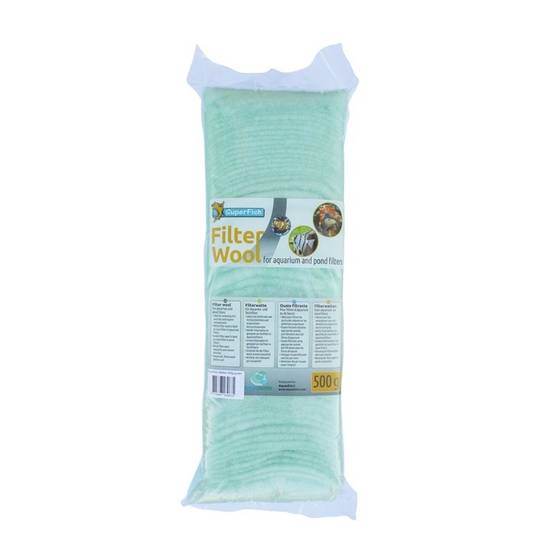 Ouate - Perlon Vert 500 gr pour filtre d'aquarium