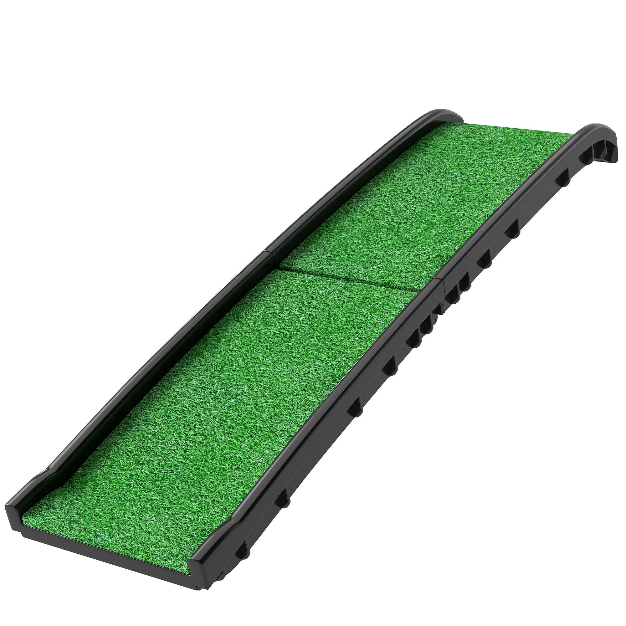 Sans Marque - Rampe pliable, antidérapant, coffre, jusqu'à 90kg, 155x38,5x15,5cm, noir - Image 2