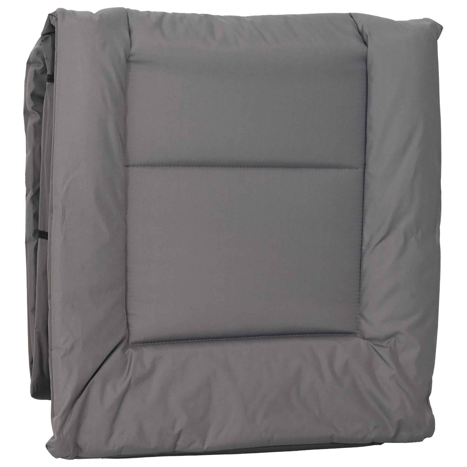 ComfortXL - Transat pliant acier et tissu pour jardin multiposition poche anthracite - ComfortXL Outdoor Living - Image 4