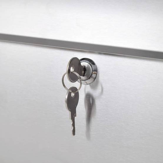 Boîte aux lettres Argent 38 X 13 cm - Prolenta Premium - Image 4