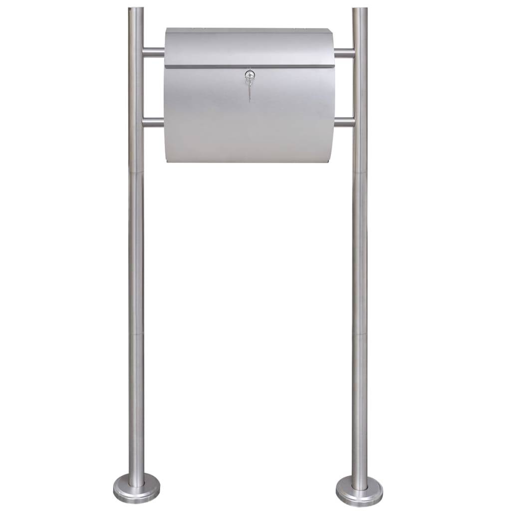 Boîte aux lettres Argent 38 X 13 cm - Prolenta Premium - Image 2