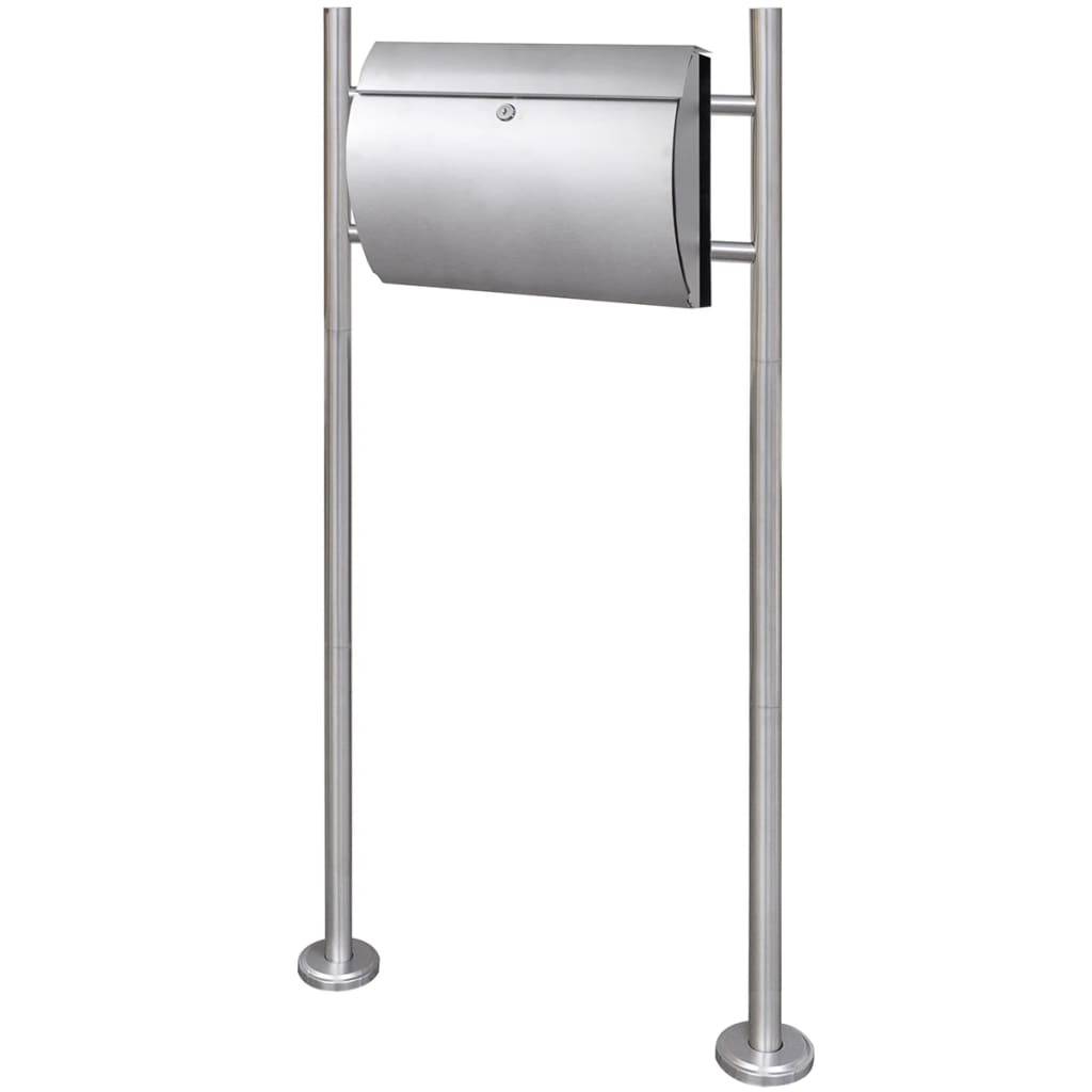 Boîte aux lettres Argent 38 X 13 cm - Prolenta Premium - Image 1