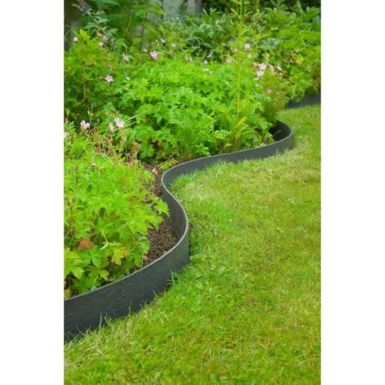 Nature Bordure de jardin 0,12x12 m 5 mm noir 446388 - Image 6