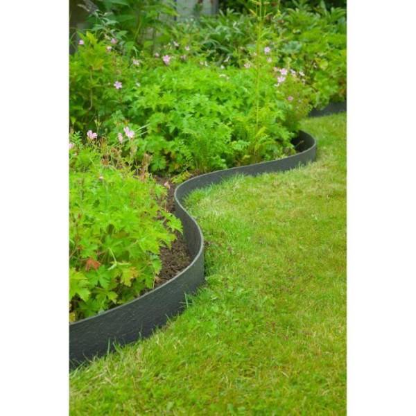 Nature Bordure de jardin 0,12x12 m 5 mm noir 446388 - Image 6