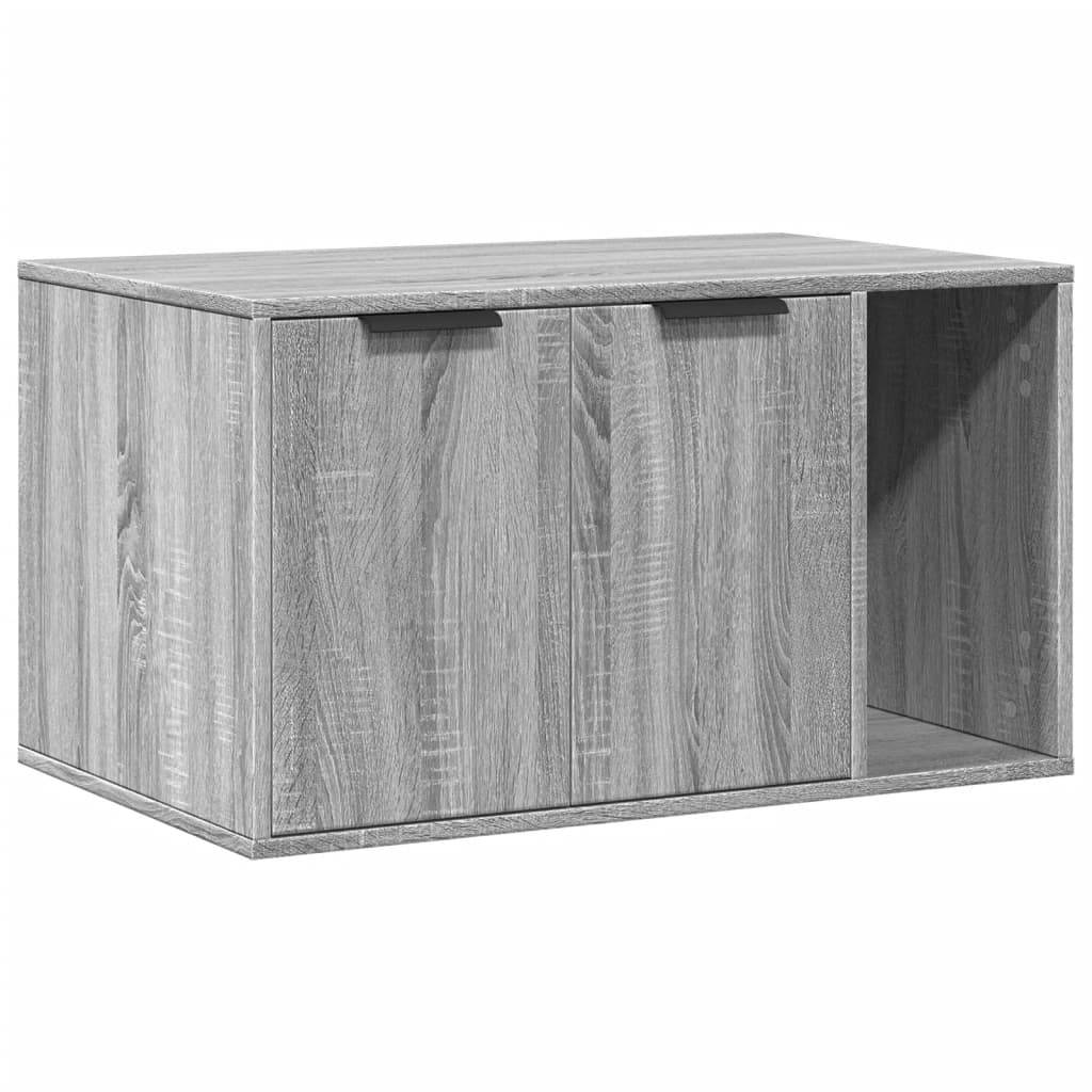 Prolenta Premium - Meuble à litière pour chat bois gris 80 x 50 x 45 cm - Prolenta premium p352.9 - Image 1