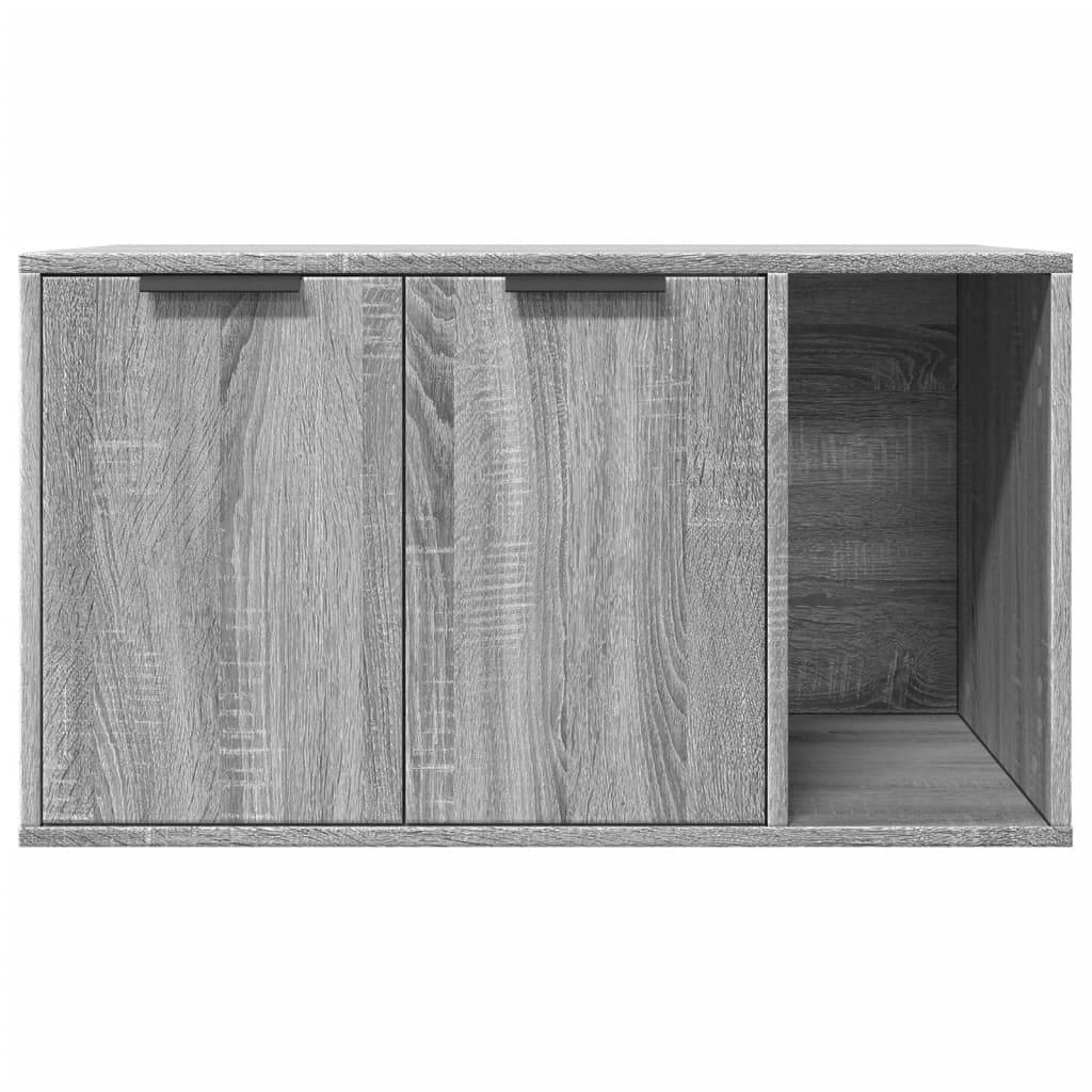 Prolenta Premium - Meuble à litière pour chat bois gris 80 x 50 x 45 cm - Prolenta premium p352.9 - Image 5