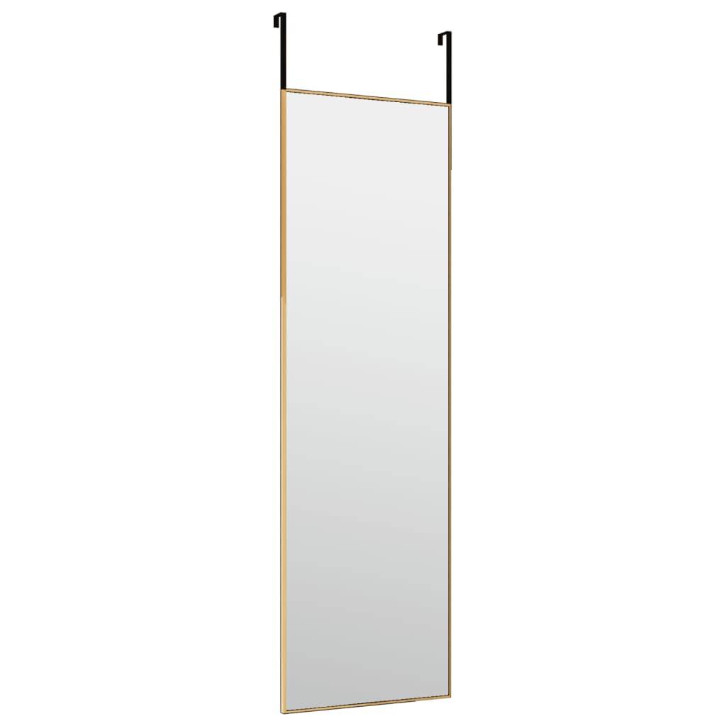 Miroir de porte Doré 30x100 cm Verre et aluminium Maison Chic - Image 3