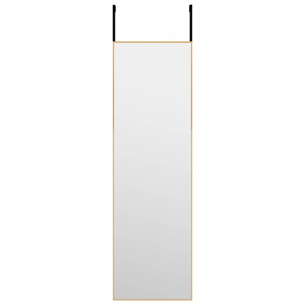 Miroir de porte Doré 30x100 cm Verre et aluminium Maison Chic - Image 1