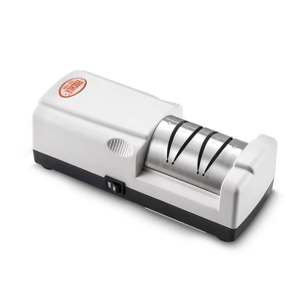 Aiguiseur de couteaux électrique pro 2 disques 50W 220V 22x9x7cm FISCHER-BARGOIN - Image 1