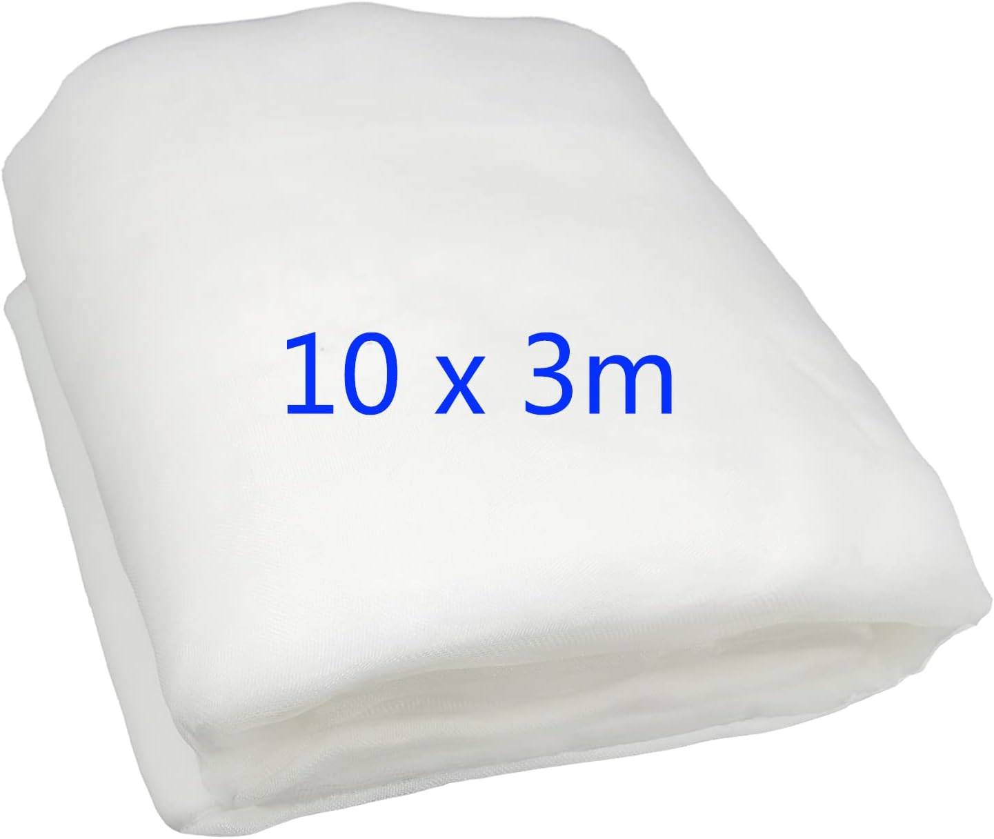 Filet de Jardin,3x10M Filet Anti Insecte Potager,Filet de Protection Contre Les Insectes Et Les Oiseaux, Maille Fine Anti-Insecte en Maille pour la Protection des Plantes,Fleurs,Légumes et Fruits