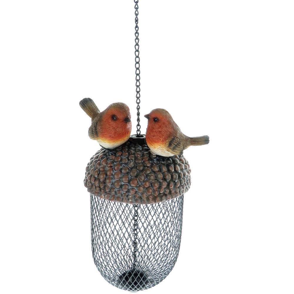 Mangeoire gland avec déco oiseaux a suspendre, couleur aléatoire, pour oiseaux - Image 8