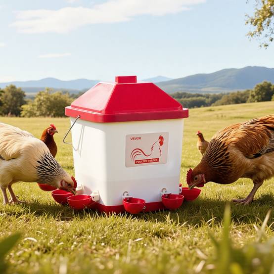 Vevor - VEVOR Abreuvoir Automatique Poules Distributeur d'Eau Volailles 19 L 6 Coupelles - Image 7