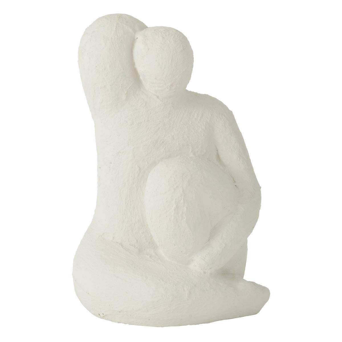 Statuette Déco en Ciment "Venus" 26cm Blanc - Image 1