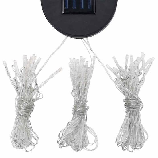 Tonnelle Aluminium avec Rideaux Moustiquaires et Guirlande Solaire LED pour Jardin Crème 3x3 m – ComfortXL Outdoor Living - Image 9