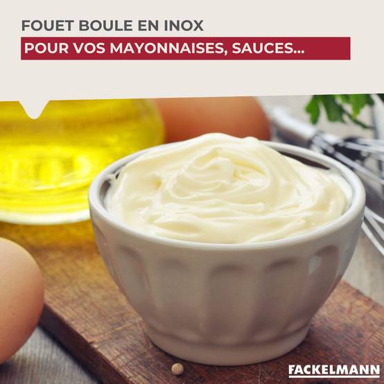 Fouet de cuisine et pâtisserie en inox avec bille 26,5 cm Fackelmann Ovale Limited Edition - Image 5
