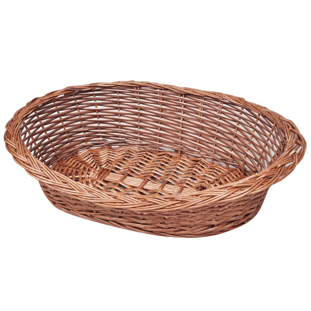 ComfortXL - Panier pour petit chien et chat en saule naturel design corbeille intérieur 50 cm – ComfortXL Pet Living - Image 1