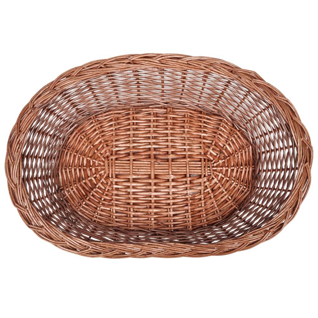 ComfortXL - Panier pour petit chien et chat en saule naturel design corbeille intérieur 50 cm – ComfortXL Pet Living - Image 3