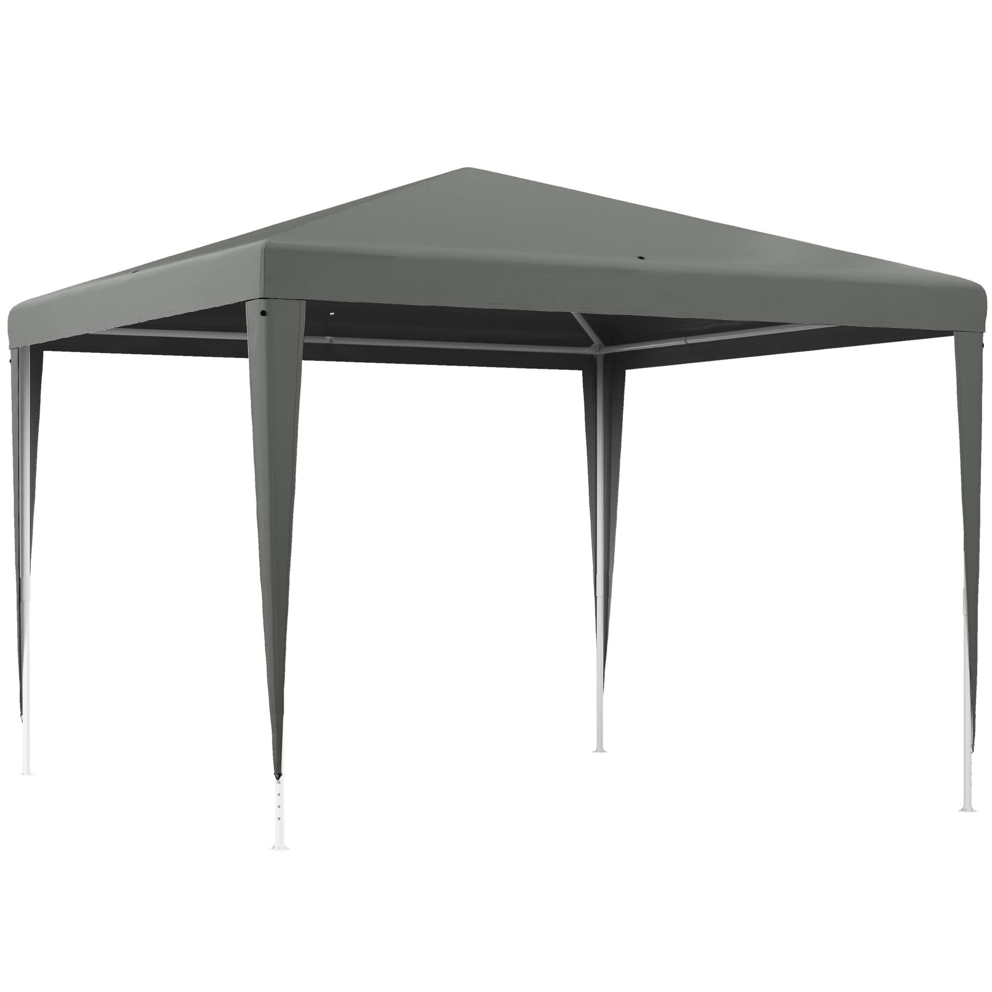 Tonnelle Pliante Barnum Acier Tente de Réception Portable Anti-UV 3x3m Gris - ComfortXL Outdoor Living - Image 1
