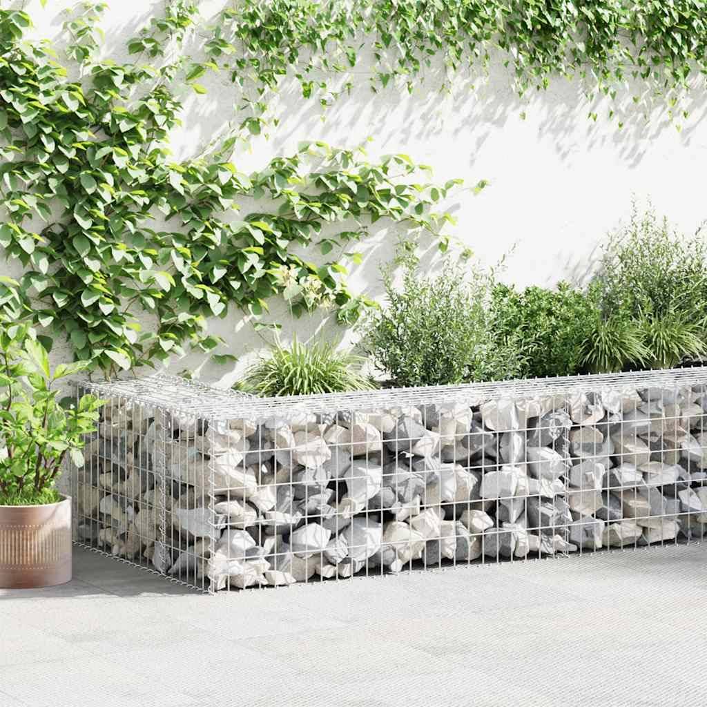 PANGIVO - Mur en gabion avec couvercles Acier galvanisé 300 x 30 x 50 cm - PANGIVO - Image 1