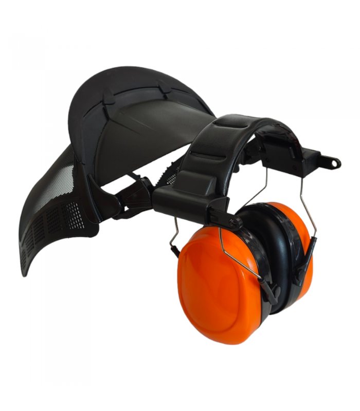 Casque de protection EPI tout en un avec visière et protection auditive Dunsch 73130016 - Image 2