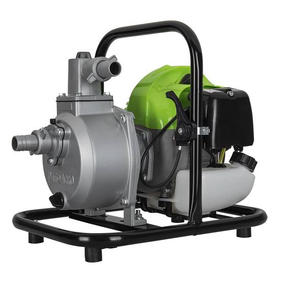 Pompe à eau thermique 43 cm3 Raccords 50mm Débit 6500 L/h Eaux usées Kit de10m Tuyaux inclus VITO - Image 5