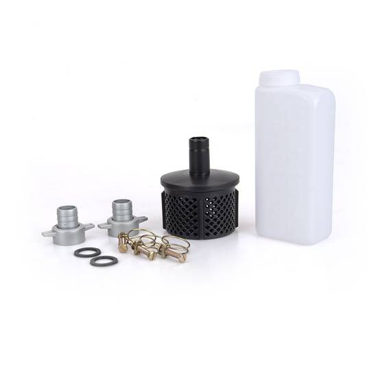 Pompe à eau thermique 43 cm3 Raccords 50mm Débit 6500 L/h Eaux usées Kit de10m Tuyaux inclus VITO - Image 2