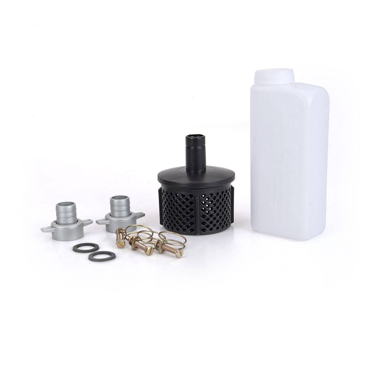 Pompe à eau thermique 43 cm3 Raccords 50mm Débit 6500 L/h Eaux usées Kit de10m Tuyaux inclus  VITO - Image 2