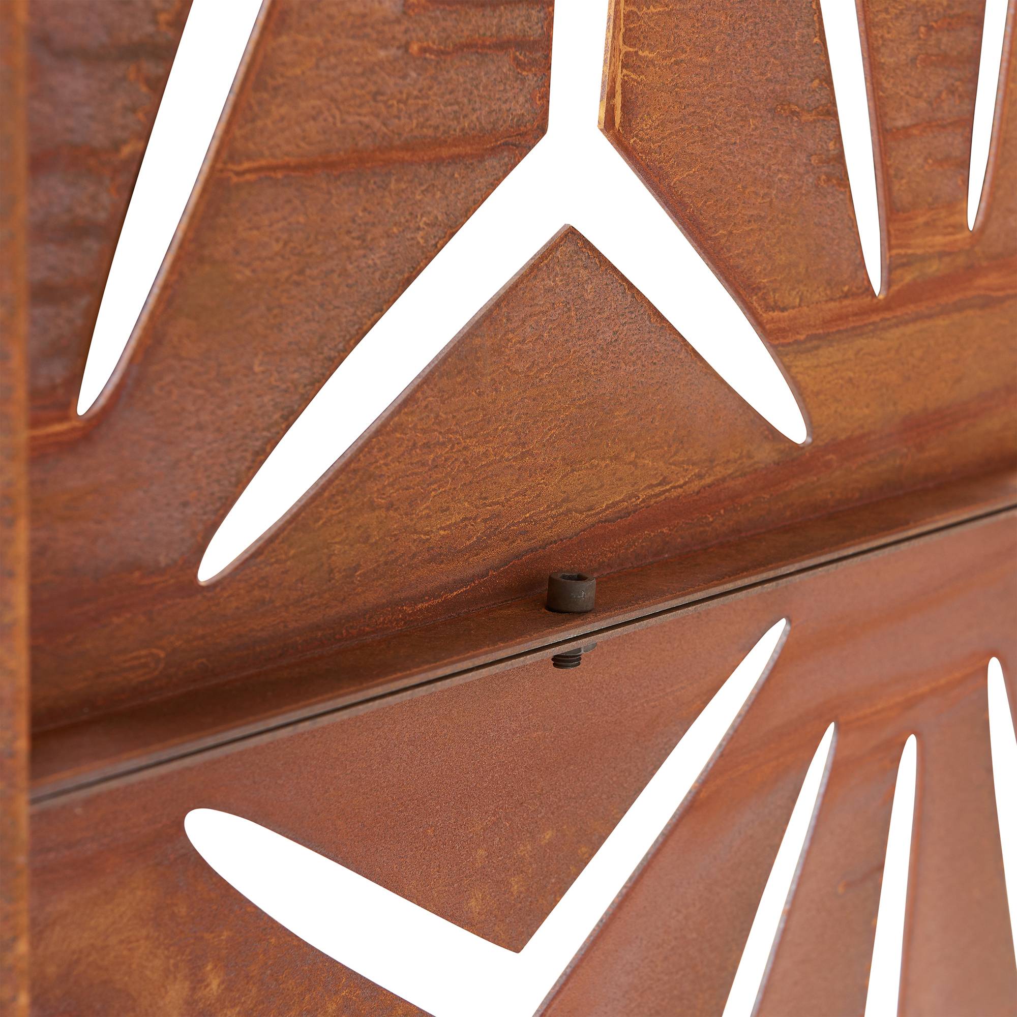 Casa.Pro - Paravent Kilsturd acier corten 180 x 90 x 40 cm rouille casa.pro - Image 5