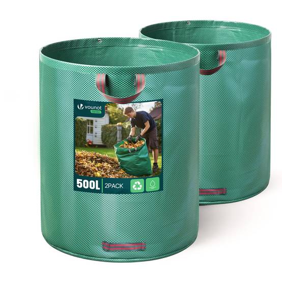 Sac de jardin 500L Lot de 2 sacs Extra Large - Image 1