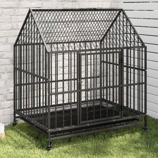 Niche plastique acier noir 100 x 77 x 115 cm - Prolenta premium p394.7 - Image 2