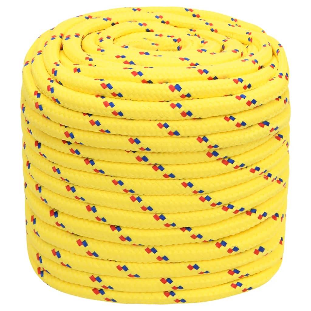 Corde de bateau Blanc complet 14 mm 250 m polypropylène - Corde De Bateau - Corde Nautique - Ligne De Pêche - Polyester - Polypropylène