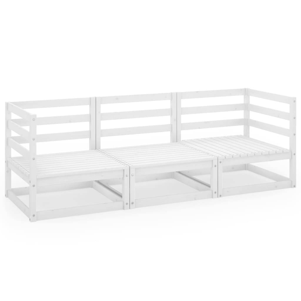 Prolenta Premium - Banc de jardin Blanc 70 X 70 cm - Prolenta Premium - Image 2