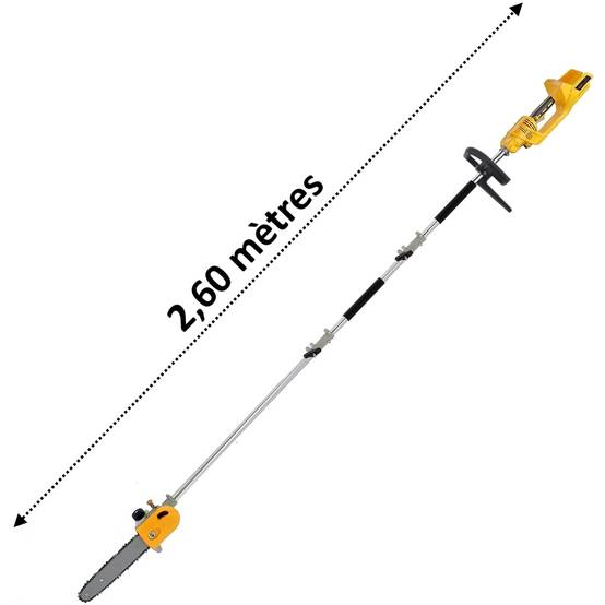 Gt Elec - Élagueuse sur perche sans fil à batterie, 40 V, GT ELEC - Sans batterie et sans chargeur - GT ELEC - Image 1