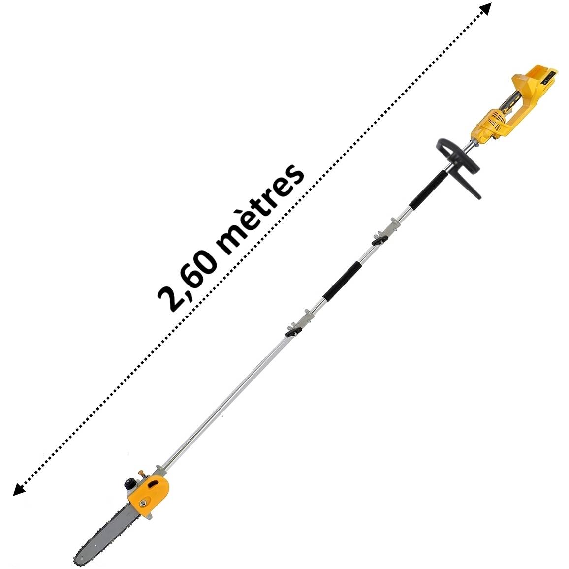 Gt Elec - Élagueuse sur perche sans fil à batterie, 40 V, GT ELEC - Sans batterie et sans chargeur - GT ELEC - Image 1