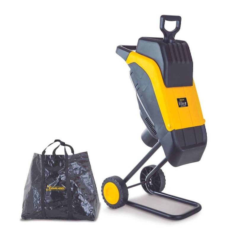 Garland - Broyeur de végétaux électrique GARLAND CHIPPER 100E-V20 - Coloris - Jaune - Image 1