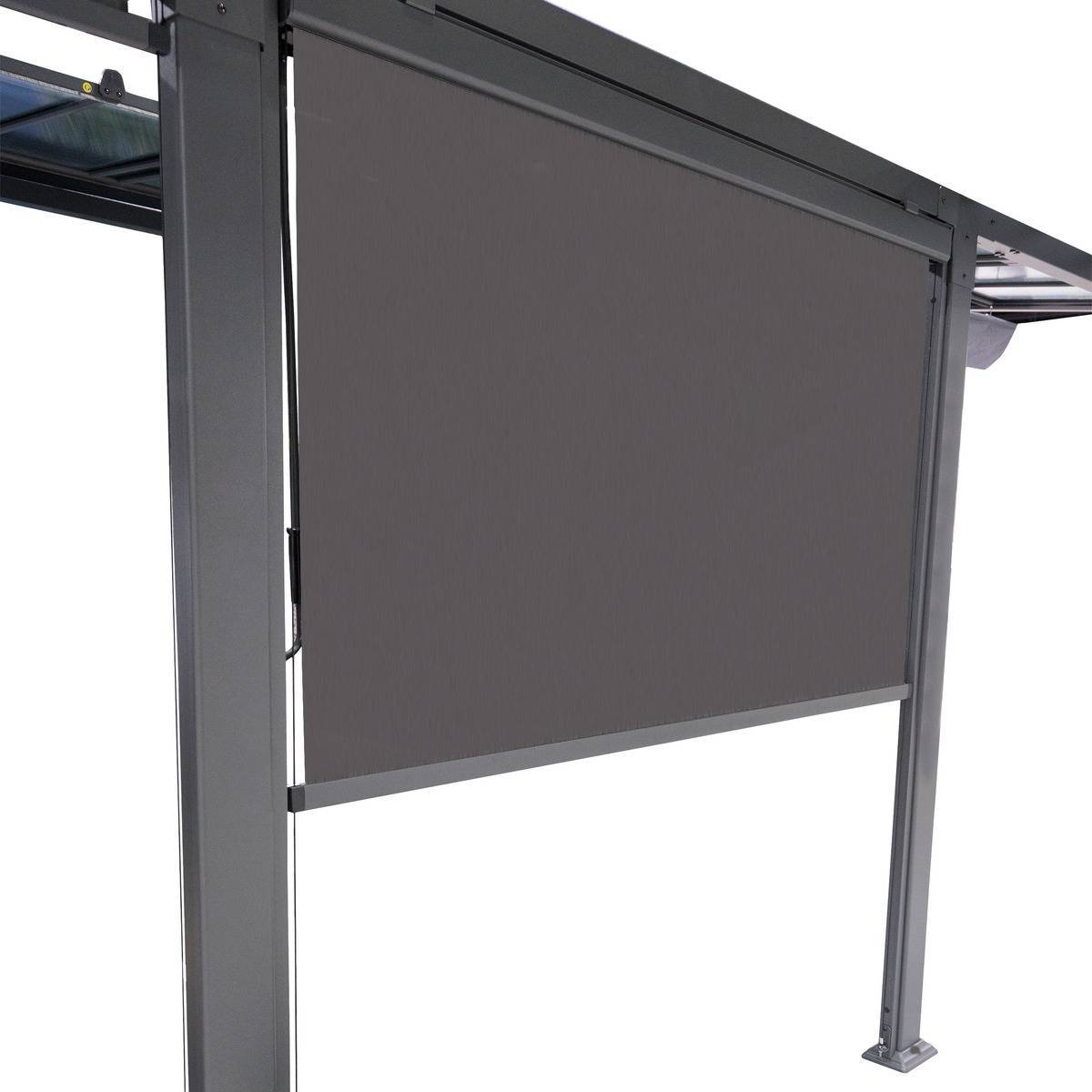 Hesperide - Store pour pergola "Enolie" ardoise 4X3,5m Hespéride - Image 2