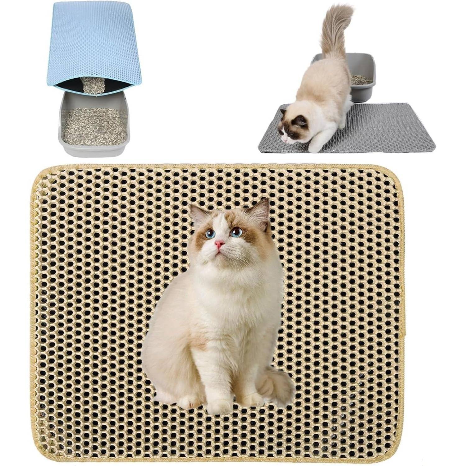 Tapi de Litière Imperméable - Antidérapant et Lavable pour Chat ...