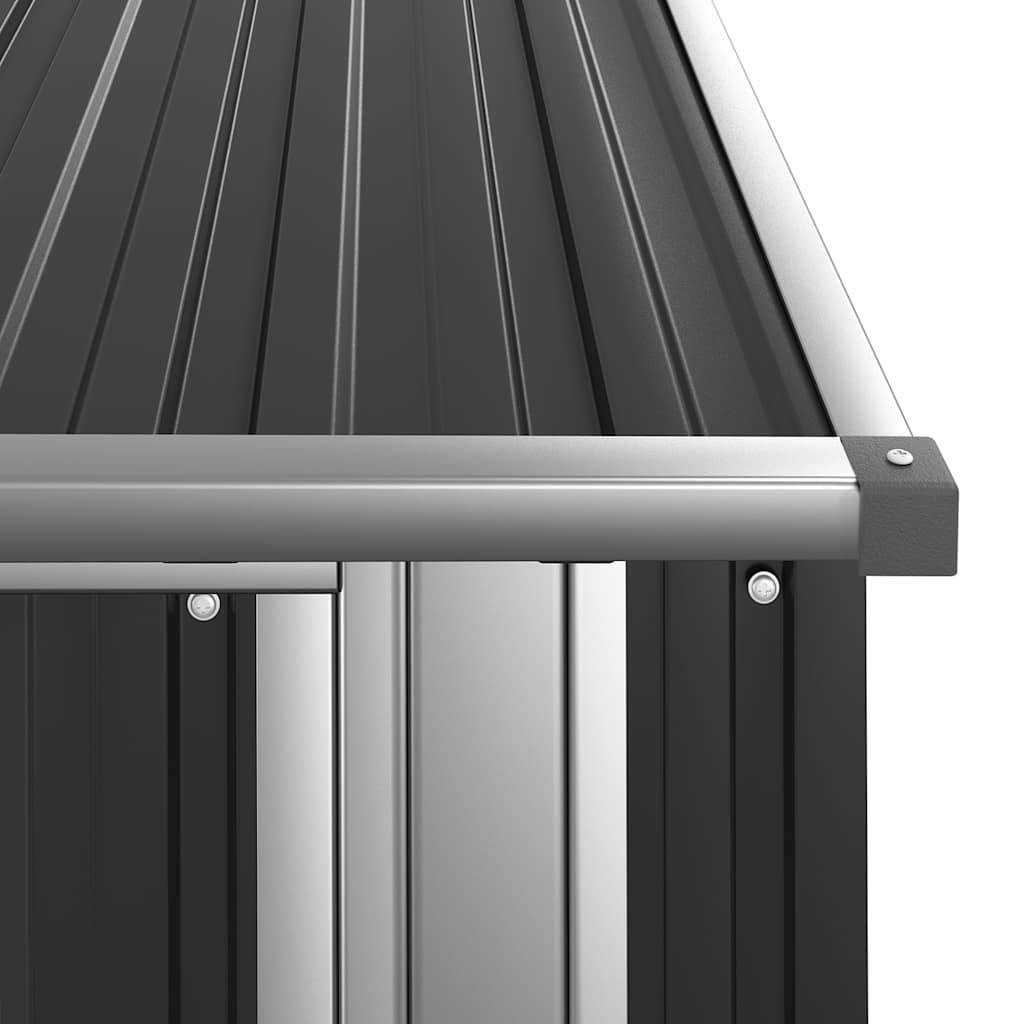 Vidaxl - Abri de jardin Anthracite 118,5x97x209,5 cm Acier galvanisé vidaXL 150901 - Image 8