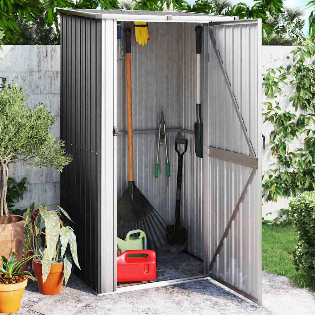 Vidaxl - Abri de jardin Anthracite 118,5x97x209,5 cm Acier galvanisé vidaXL 150901 - Image 1