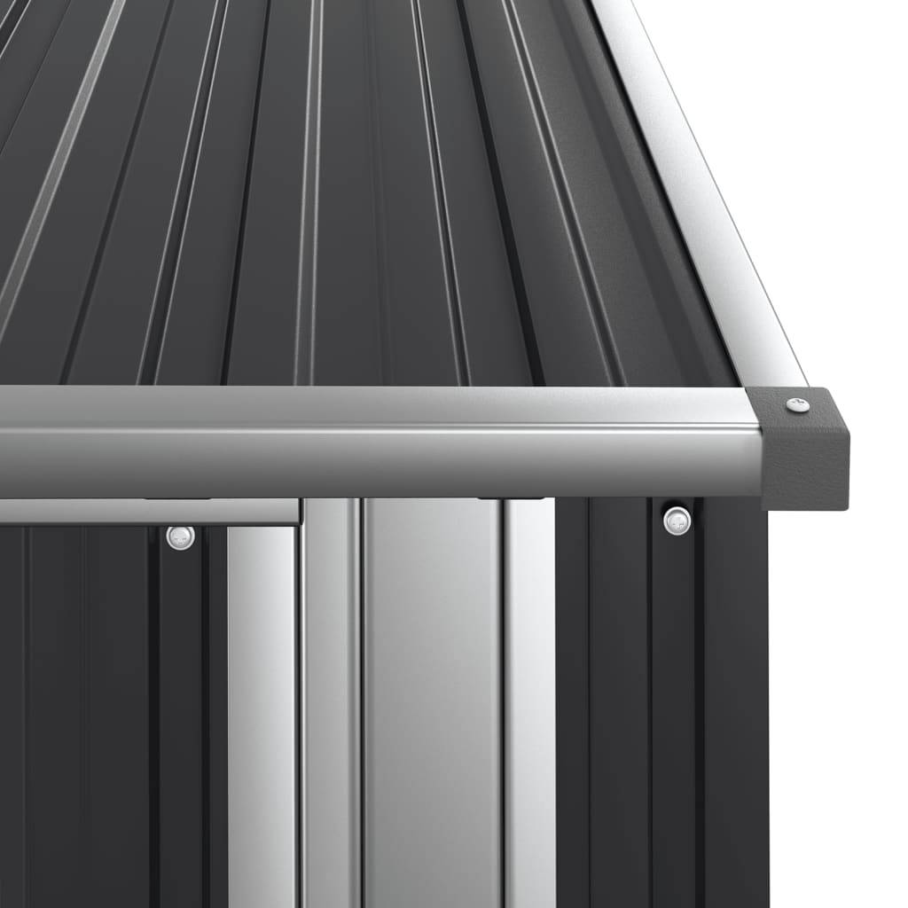 Vidaxl - Abri de jardin Anthracite 118,5x97x209,5 cm Acier galvanisé vidaXL 150901 - Image 5