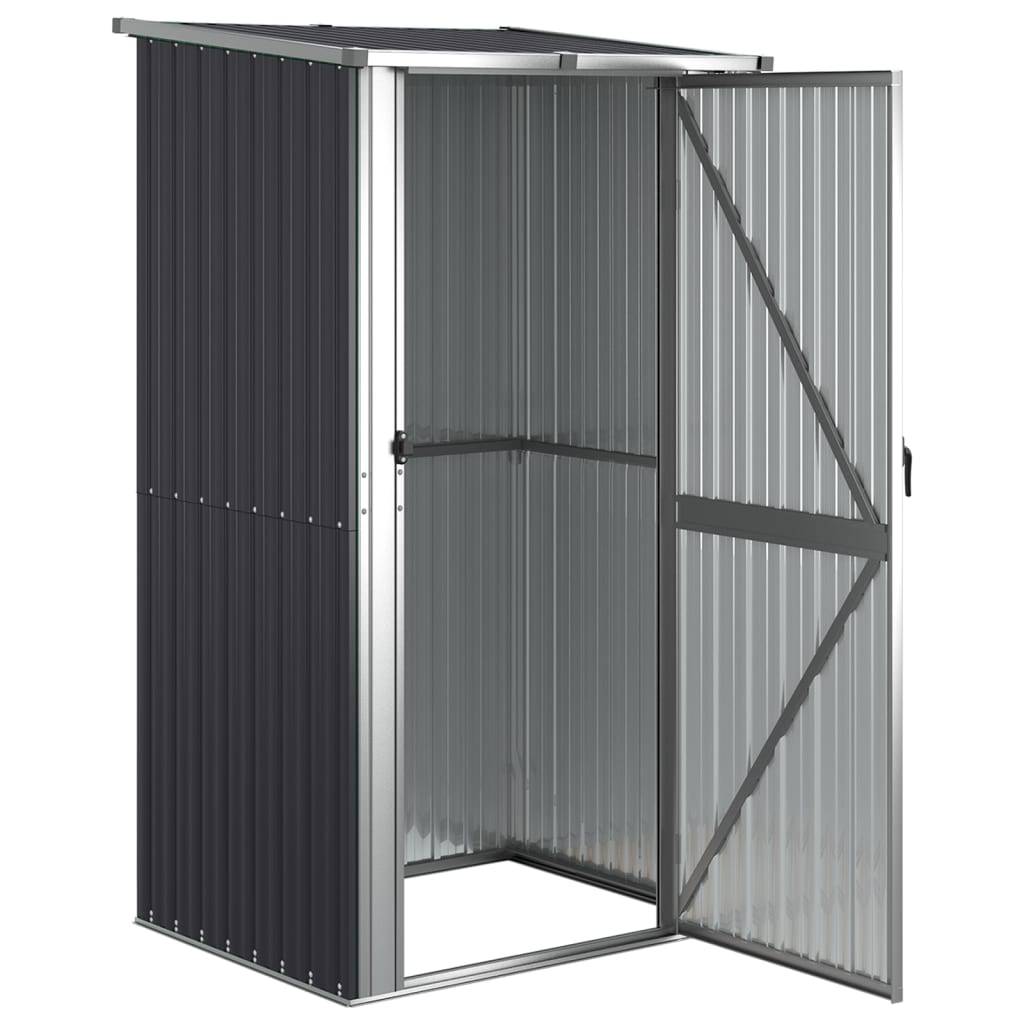Vidaxl - Abri de jardin Anthracite 118,5x97x209,5 cm Acier galvanisé vidaXL 150901 - Image 9