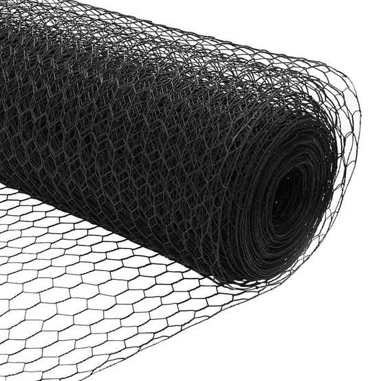 Clôture hexagonale PVC Gris 100 x 0,4 m, Poids :6.85kg - PANGIVO - Image 8